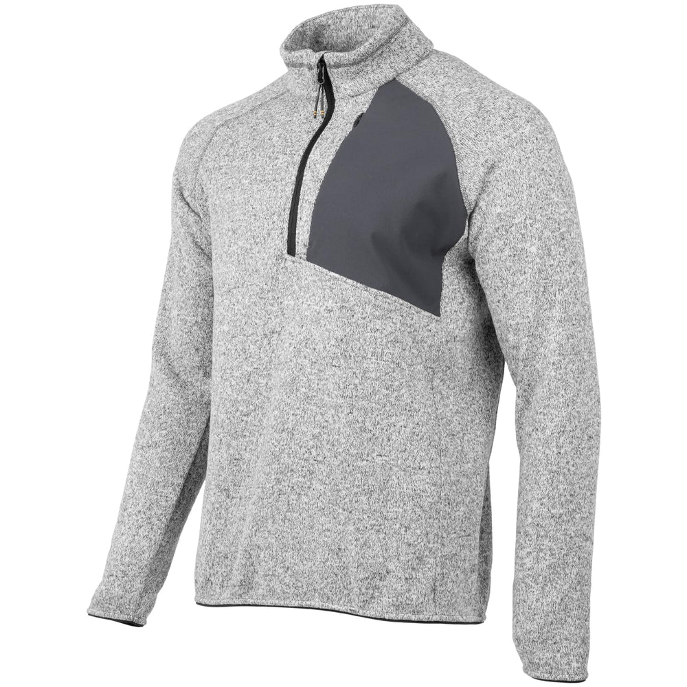 Beretta Abisko half-zip fleece front view highlighting lightweight warmth for hunting and hiking.