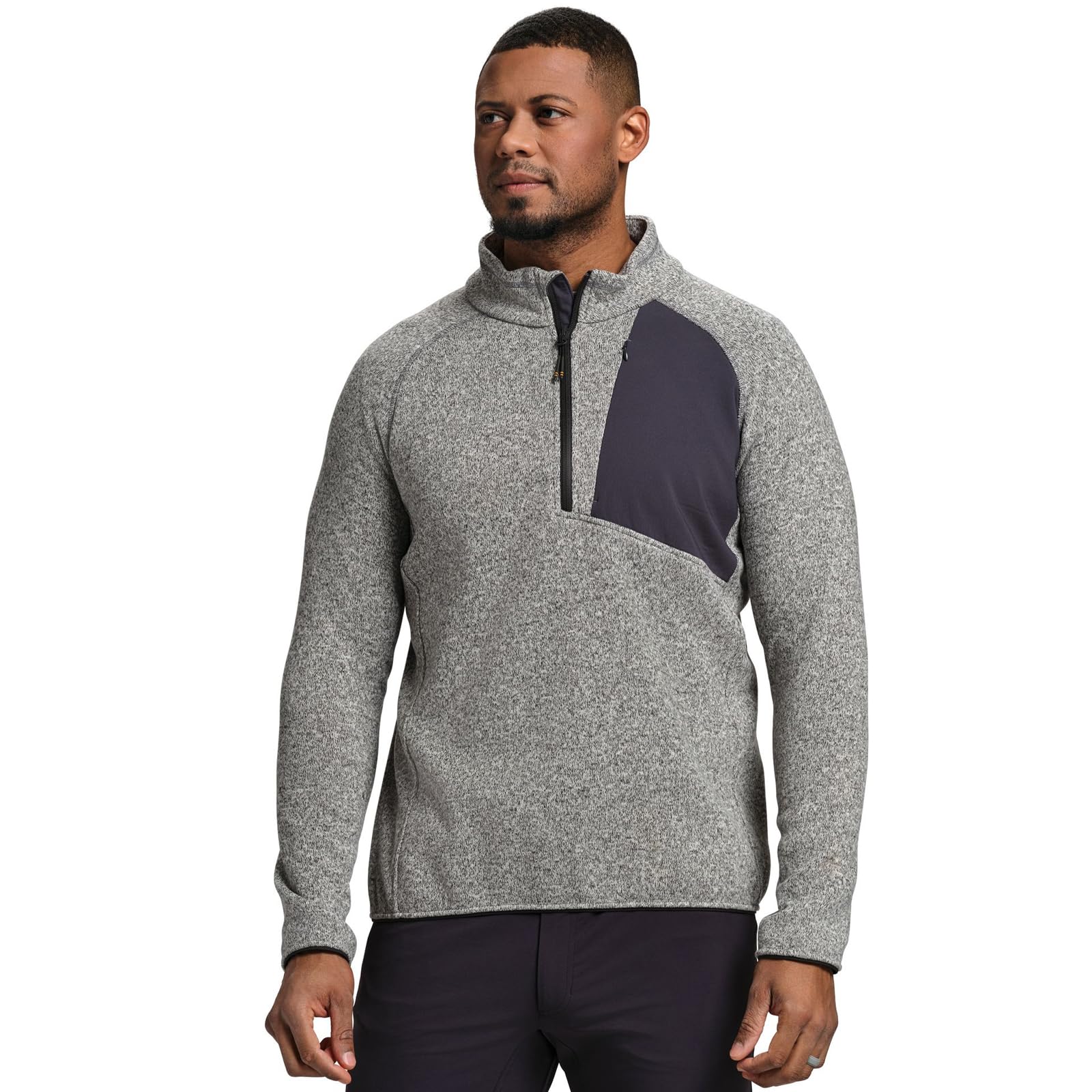 Beretta Abisko neck collar detail showing high-collar protection against cold winds.