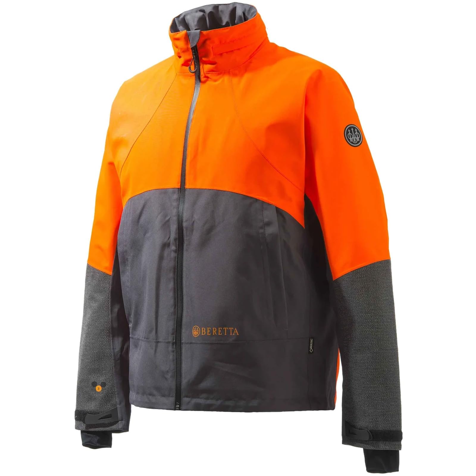 Beretta Breakaway GTX jacket front view shows waterproof protection for rugged hunts.