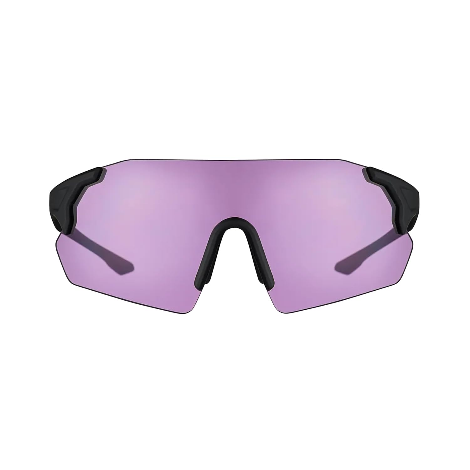 Beretta Challenge Evo Eyeglasses purple side view highlighting lightweight frame and anti-slip tips.