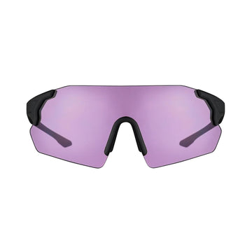 Beretta Challenge Evo Eyeglasses purple side view highlighting lightweight frame and anti-slip tips.