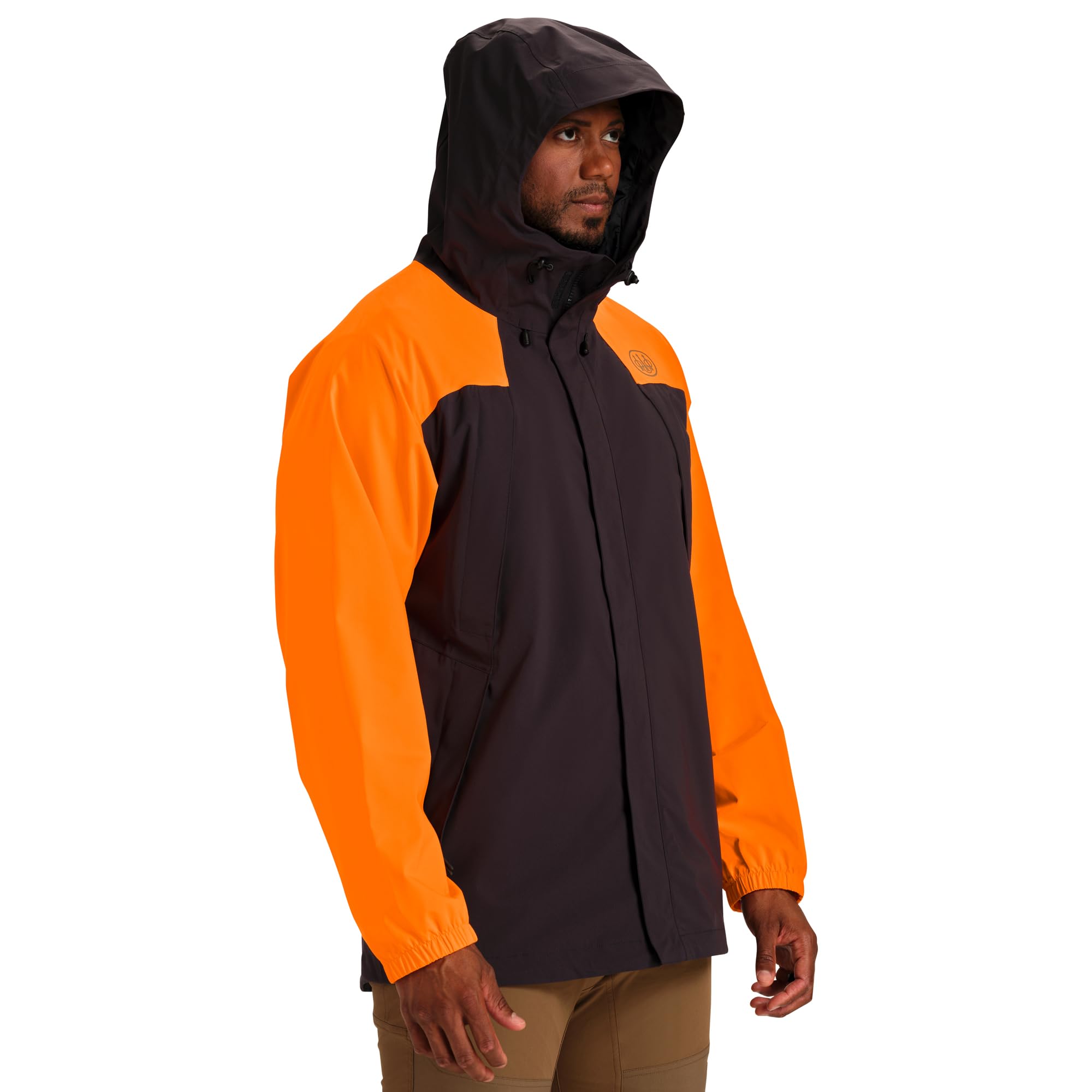 Beretta Covey 2L jacket back view demonstrates breathable comfort in rain