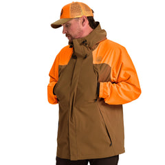 Beretta Covey 2L Field Jacket hood provides weather coverage without obstructing vision.