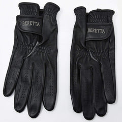 Beretta gloves with Velcro-adjustable cuffs secure fit during shooting.