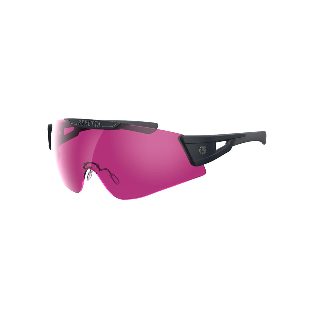 Beretta Intermask interchangeable lenses in three colorways for variable lighting