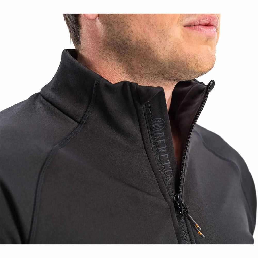 Beretta fleece shirt worn for outdoor workouts and casual days