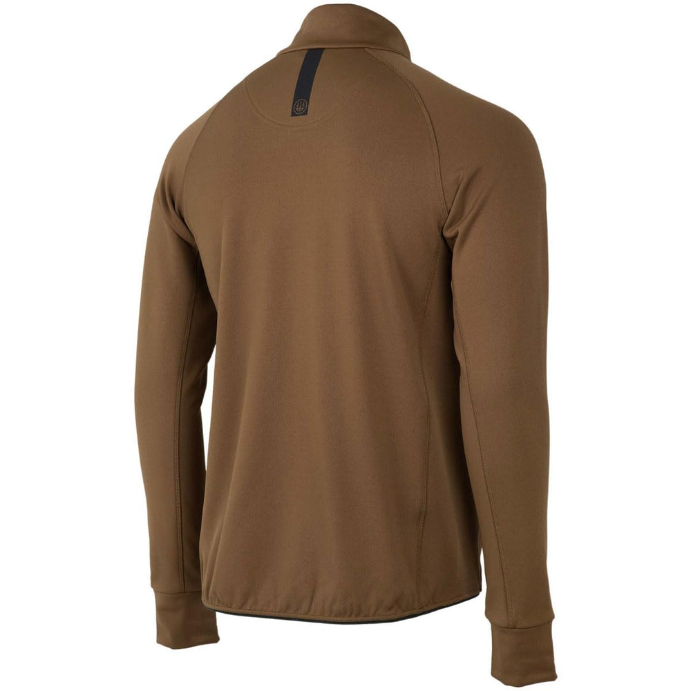 Beretta Stretch Tech Half Zip Fleece Shirt side pocket keeps small essentials secure