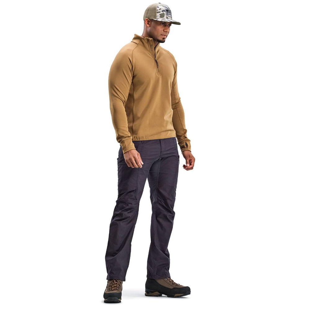 Beretta Stretch Tech Half Zip Fleece Shirt ideal for layering during cool hikes