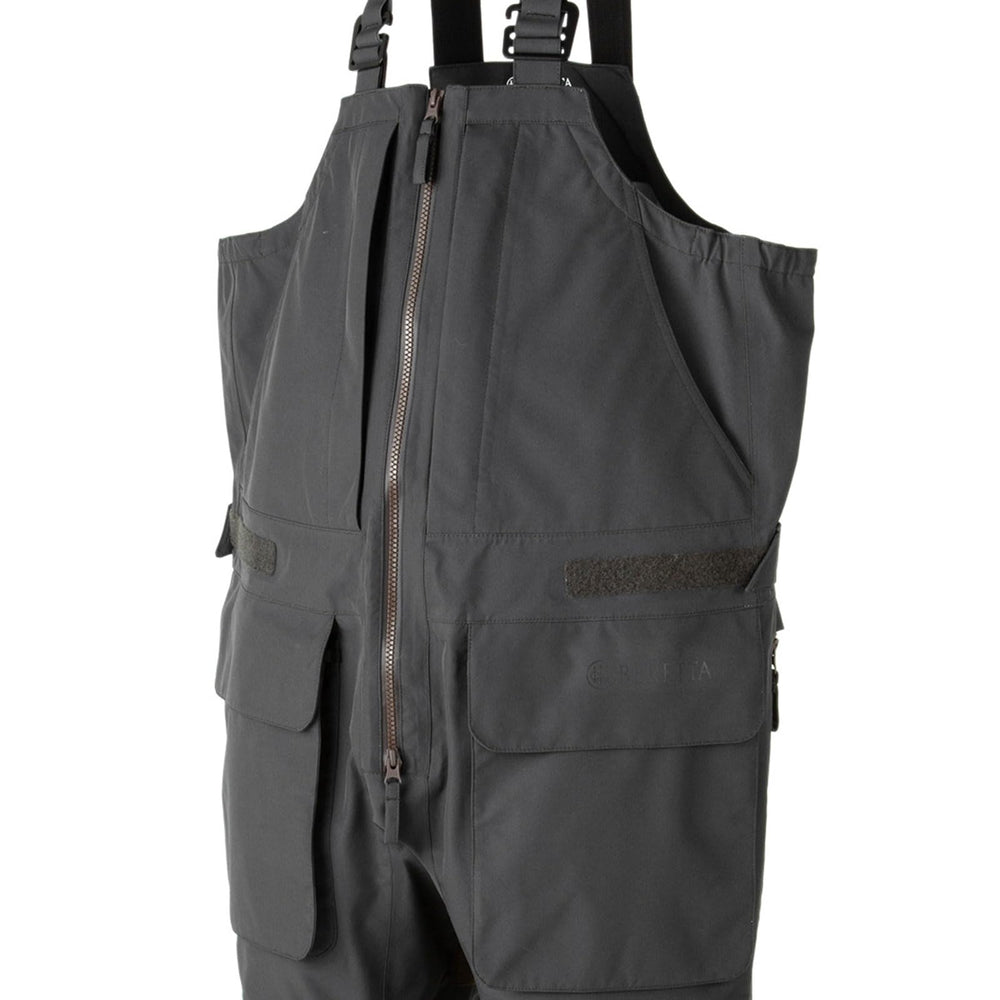 Beretta Suprema bibs adjustable straps closeup demonstrates customizable fit
