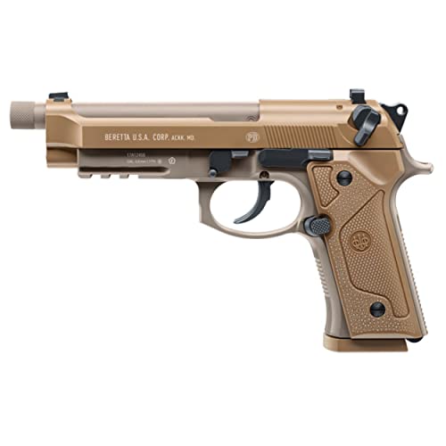 High-velocity BBs up to 330 fps from M9A3 pistol