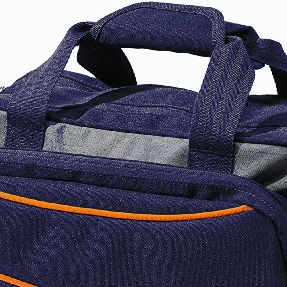 Beretta Uniform Pro EVO blue field bag open compartments demonstrates easy organization for cartridges.