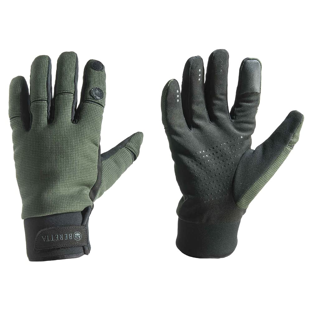 Beretta WaterShield gloves palm grip detail highlighting anti-slip grip for hunting