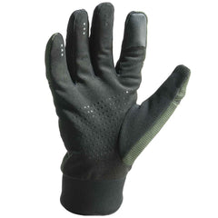 Beretta WaterShield gloves close-up on touchscreen-enabled index finger for device use