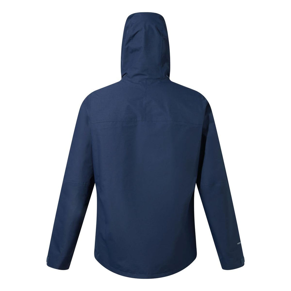 Berghaus RG Alpha 2.0 jacket back view highlights durable seams for lasting outdoor wear.