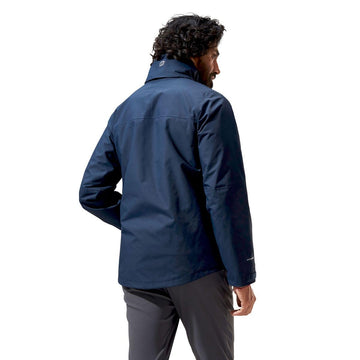 Berghaus RG Alpha 2.0 jacket with adjustable cuffs illustrates customizable fit.