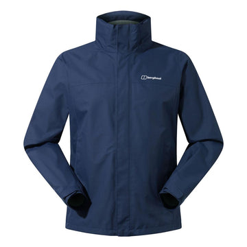 Berghaus RG Alpha 2.0 jacket front view shows Hydroshell protection for wet day adventures.