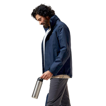 Berghaus RG Alpha 2.0 hand warmer pockets offer convenient storage on hikes.