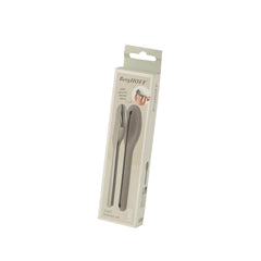 Berghoff Leo silicone grey sleeve protects utensils during transit.
