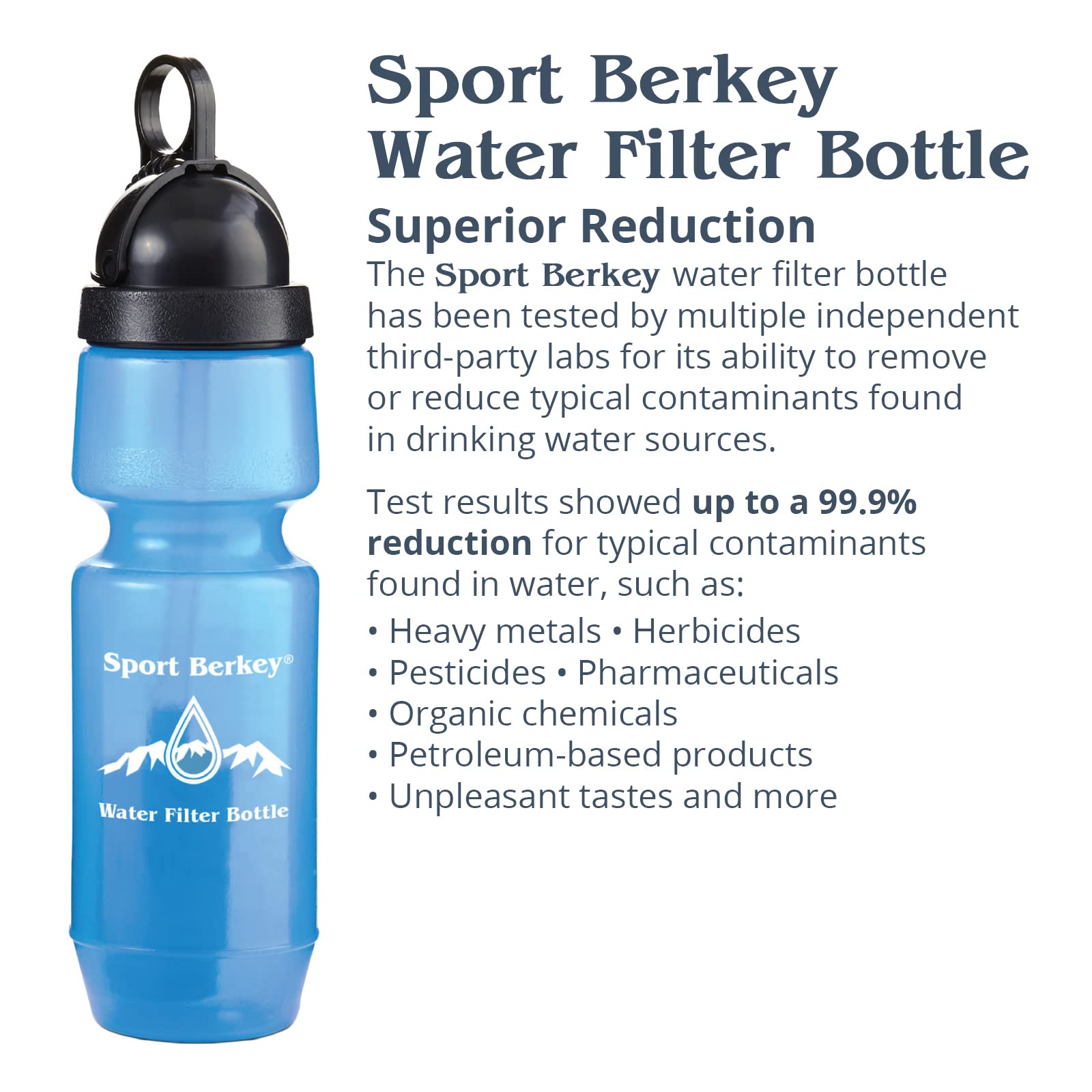 Berkey Sport bottle at gym or office demonstrating versatile daily hydration.