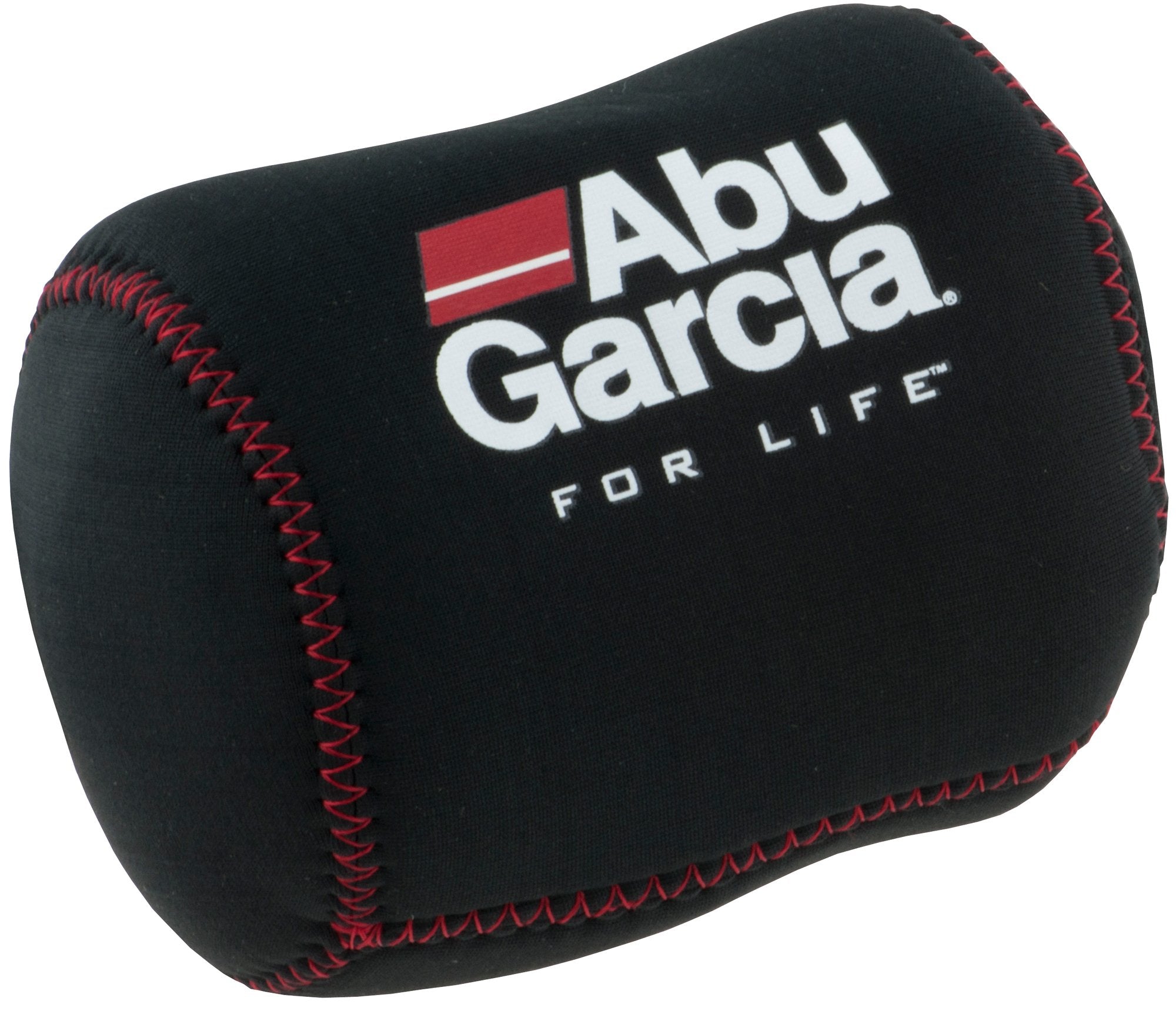 Berkley Abu Garcia Revo neoprene cover installed on a 6000 reel protects during transport
