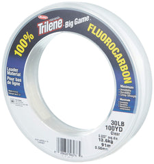 Knot detail of Berkley Big Game fluorocarbon leader 30 lb, highlighting high knot strength.