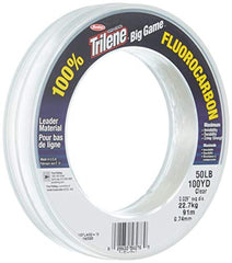Berkley Big Game fluorocarbon leader on a spool, smooth deployment for fast rigging.