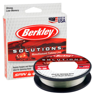 Berkley Solutions Spinning Line in Green Mist enables smooth casts and reliable knot strength for spinning reels