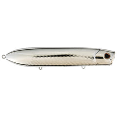 Berkley Cane Walker chrome topwater lure delivering bold surface disturbance for bass.