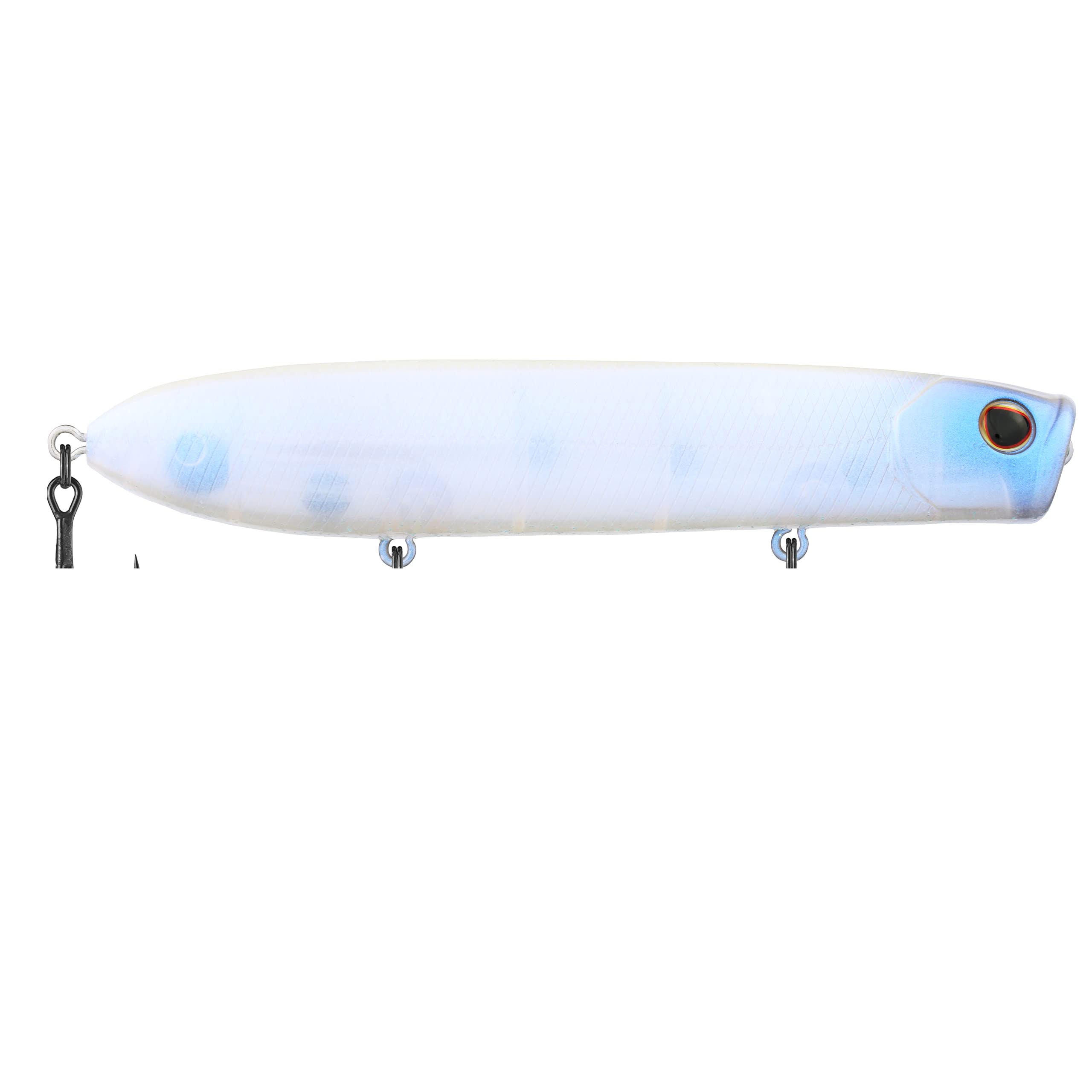 Berkley Cane Walker cupped-face topwater lure attracting bass on the surface