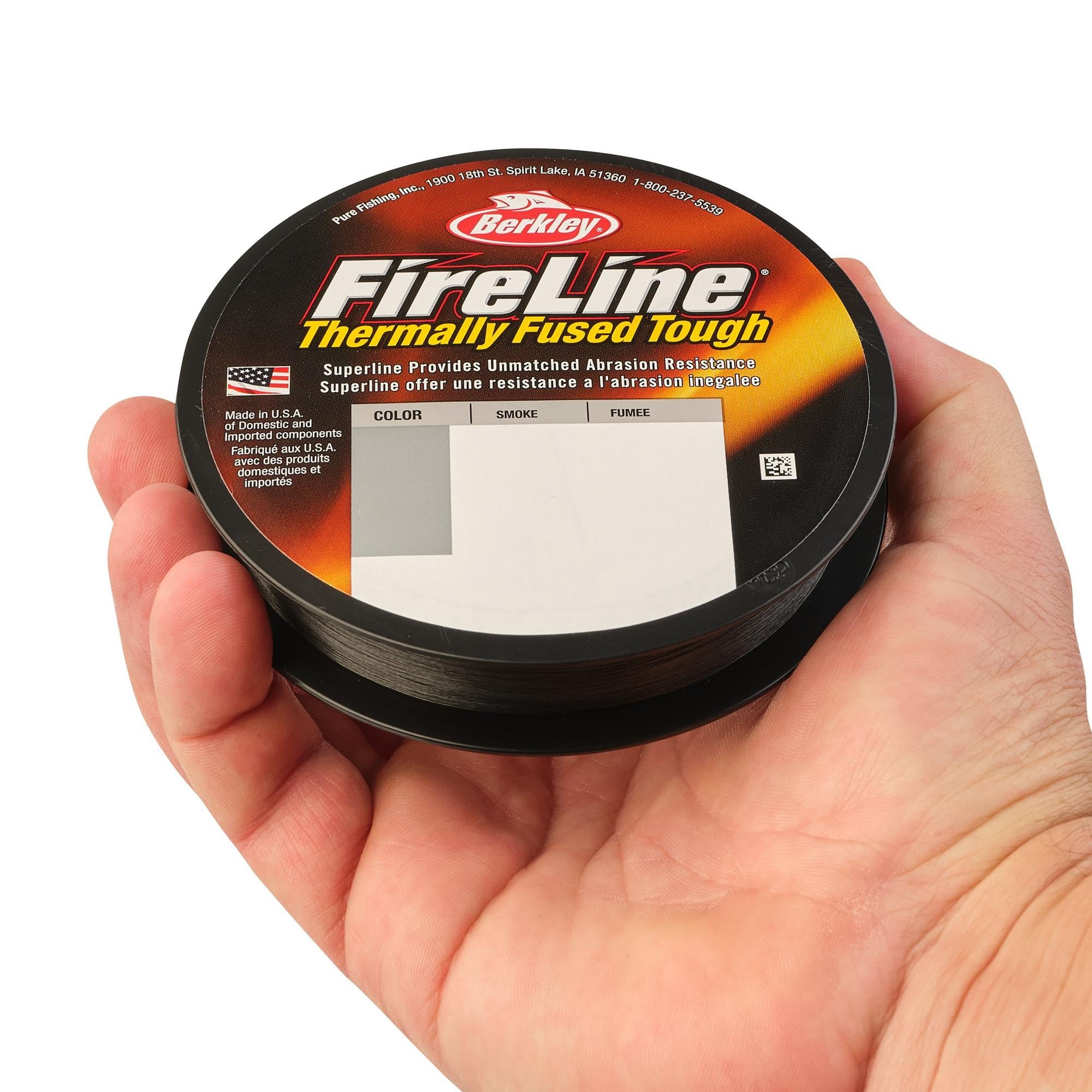 Berkley FireLine soft handling reduces memory for comfortable casts.