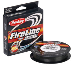 Berkley Fireline Fused Original 300 yd spool in Smoke enhances casting and sensitivity for fishing.