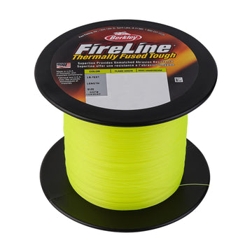 Berkley FireLine Smoke abrasion-resistance detail highlights rugged braided line.