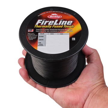 Berkley FireLine Smoke water-visibility helps line tracking in water.