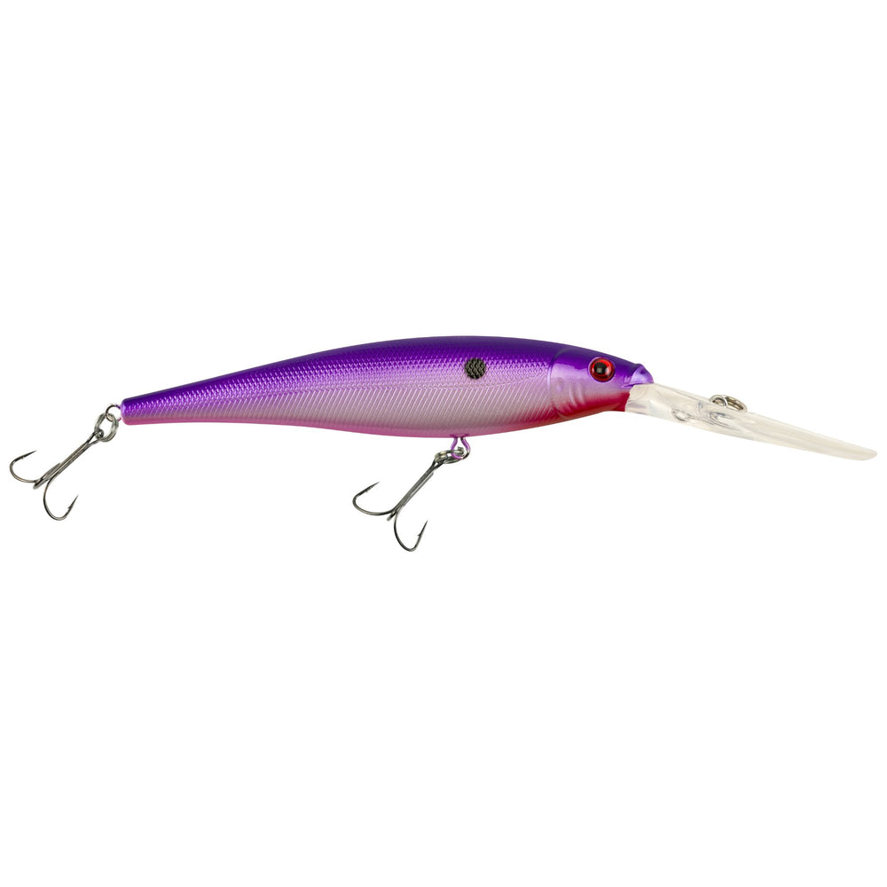 Berkley Flicker Minnow Prime Time lure with realistic minnow profile for quicker strikes.
