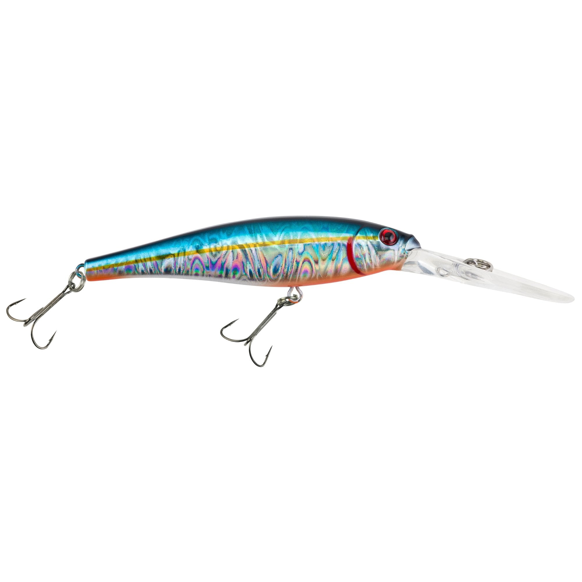 Berkley Flicker Minnow Slick Blue Alewife for fast dive and realistic minnow action