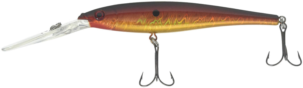 Berkley Flicker Minnow lure in Slick Sunset with realistic minnow profile and fast dive action