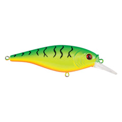 Berkley Flicker Shad Firetiger front view with shallow-water casting use