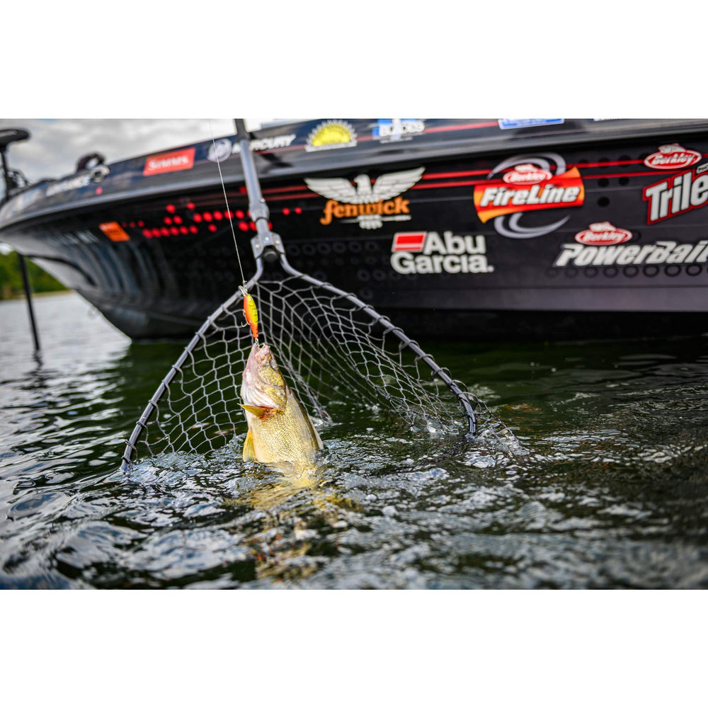 Berkley Flicker Shad Firetiger during trolling demonstrates stable depth