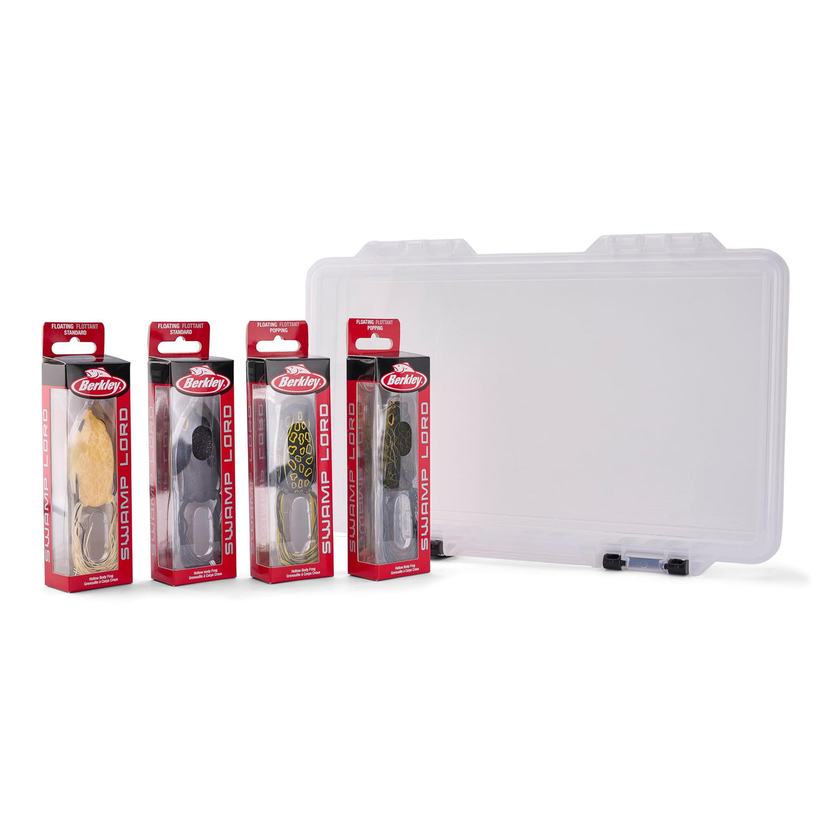 Berkley Froggin’ Haul of Fame kit box displaying Hollow Belly Frogs for quick water-ready setup.