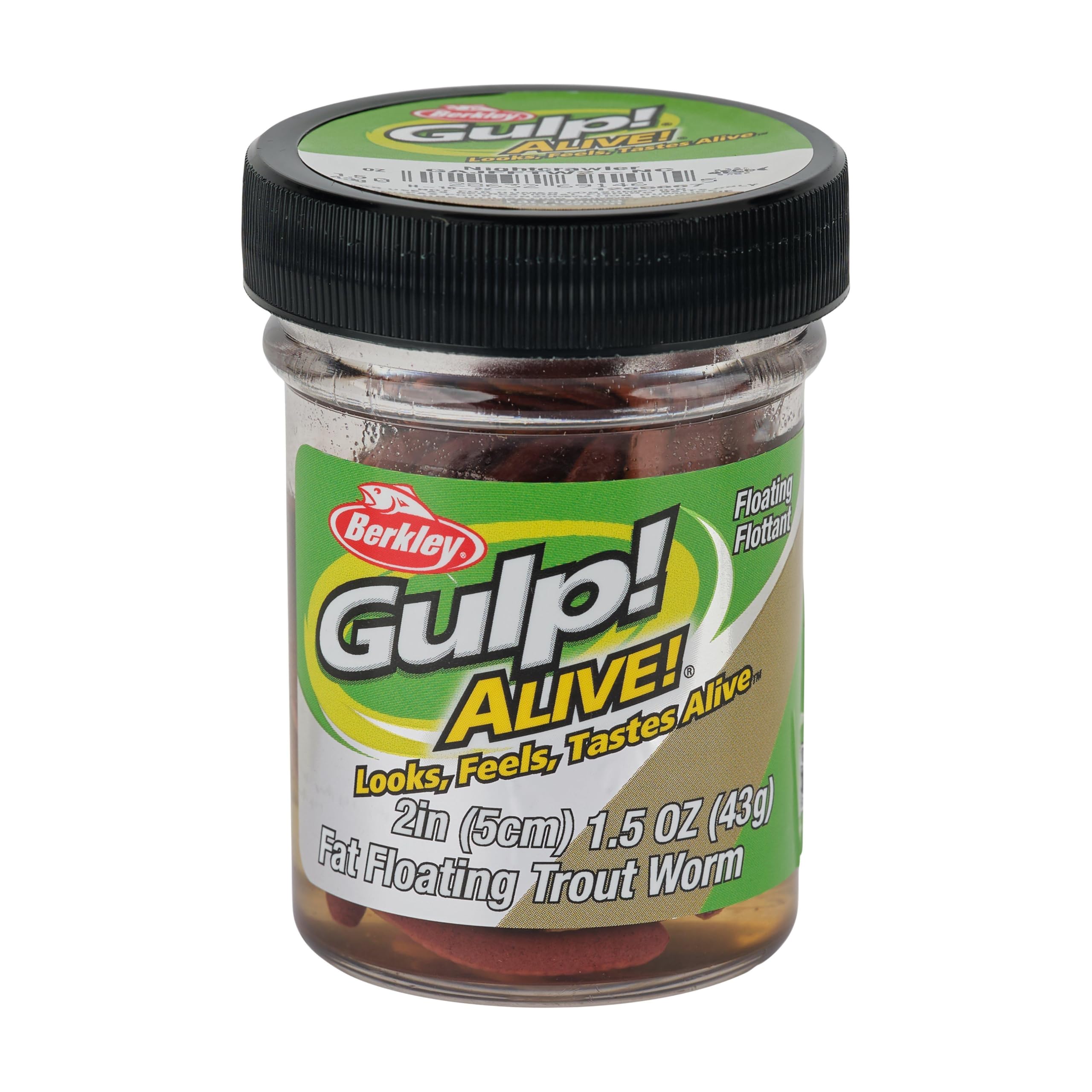 Berkley Gulp Alive Fat Floating Trout Worm packaging for storage