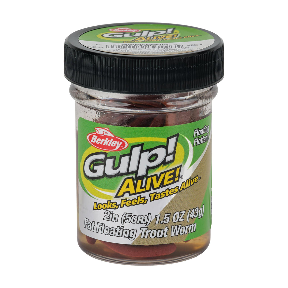 Berkley Gulp Alive Fat Floating Trout Worm packaging for storage