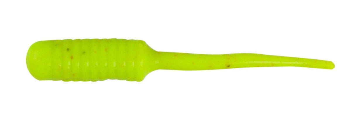 Berkley Gulp! Alive fish fry chartreuse 1in bait attracting bites with powerful scent dispersion