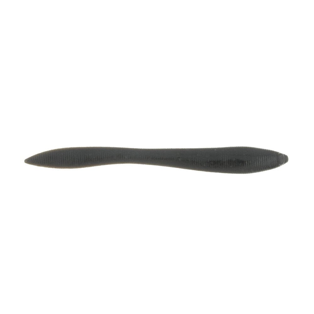 Berkley Gulp! Alive! Leech black 1in bait attracts walleye and bass with strong scent.
