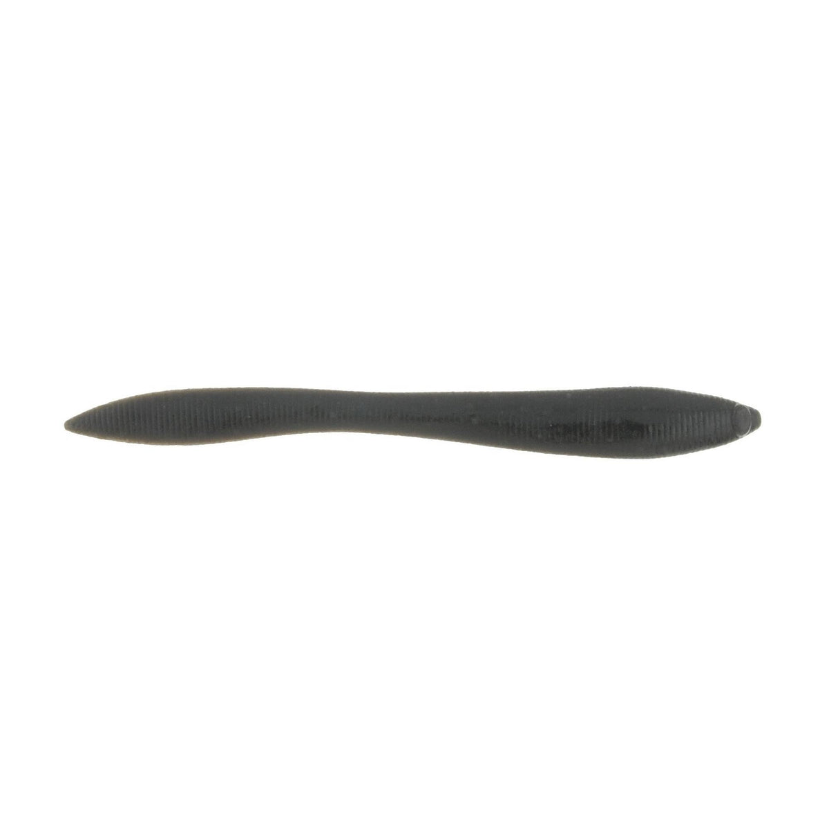 Berkley Gulp! Alive! Leech black 1in bait attracts walleye and bass with strong scent.