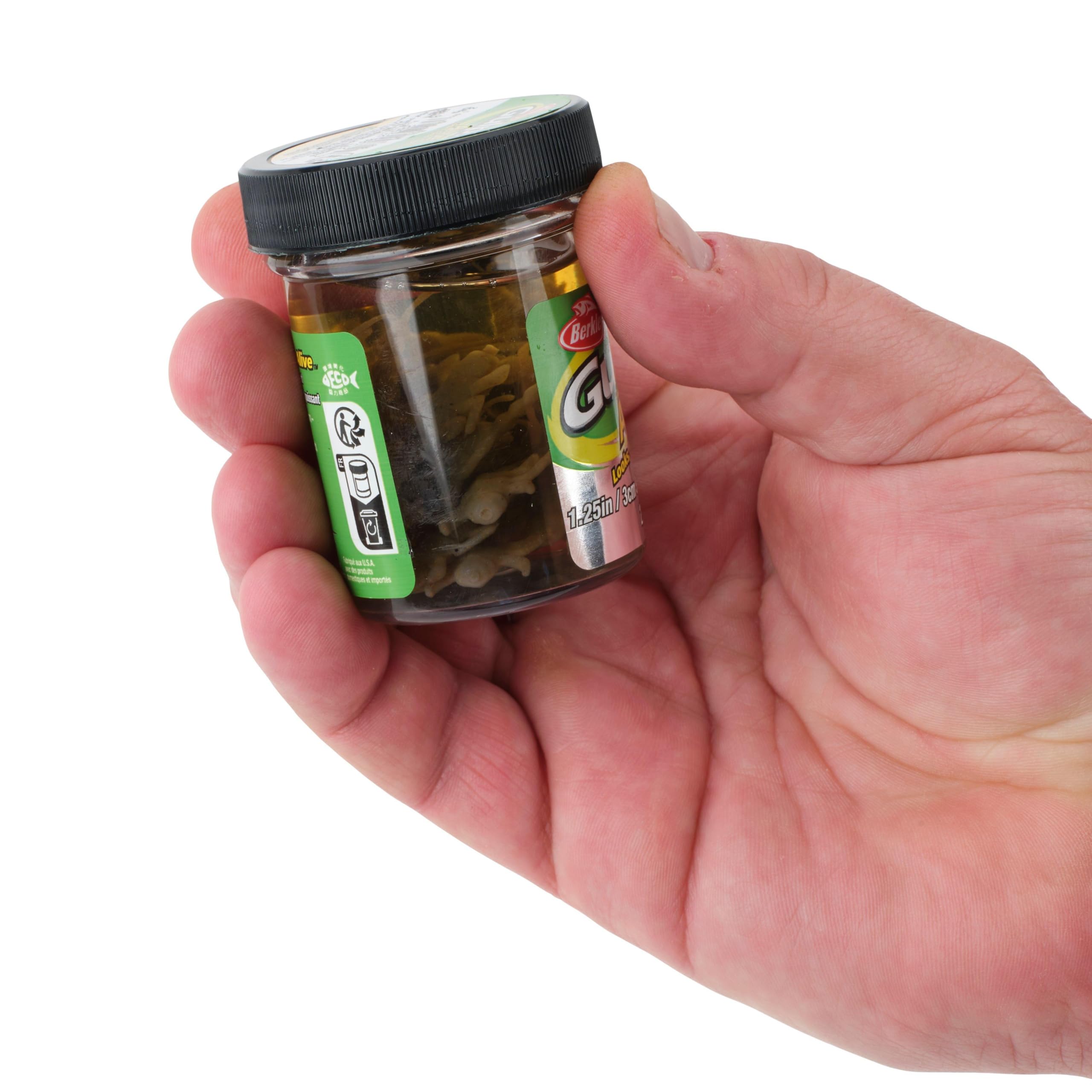 Berkley Gulp! Alive Stonefly attracts bluegill and crappie.
