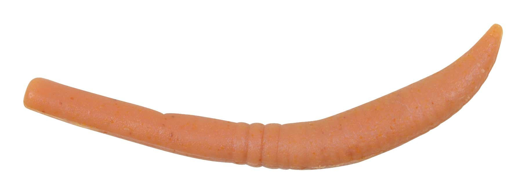 Berkley Gulp! Killer Crawler natural 3inch action shot demonstrates lifelike feel for improved casting and bites.