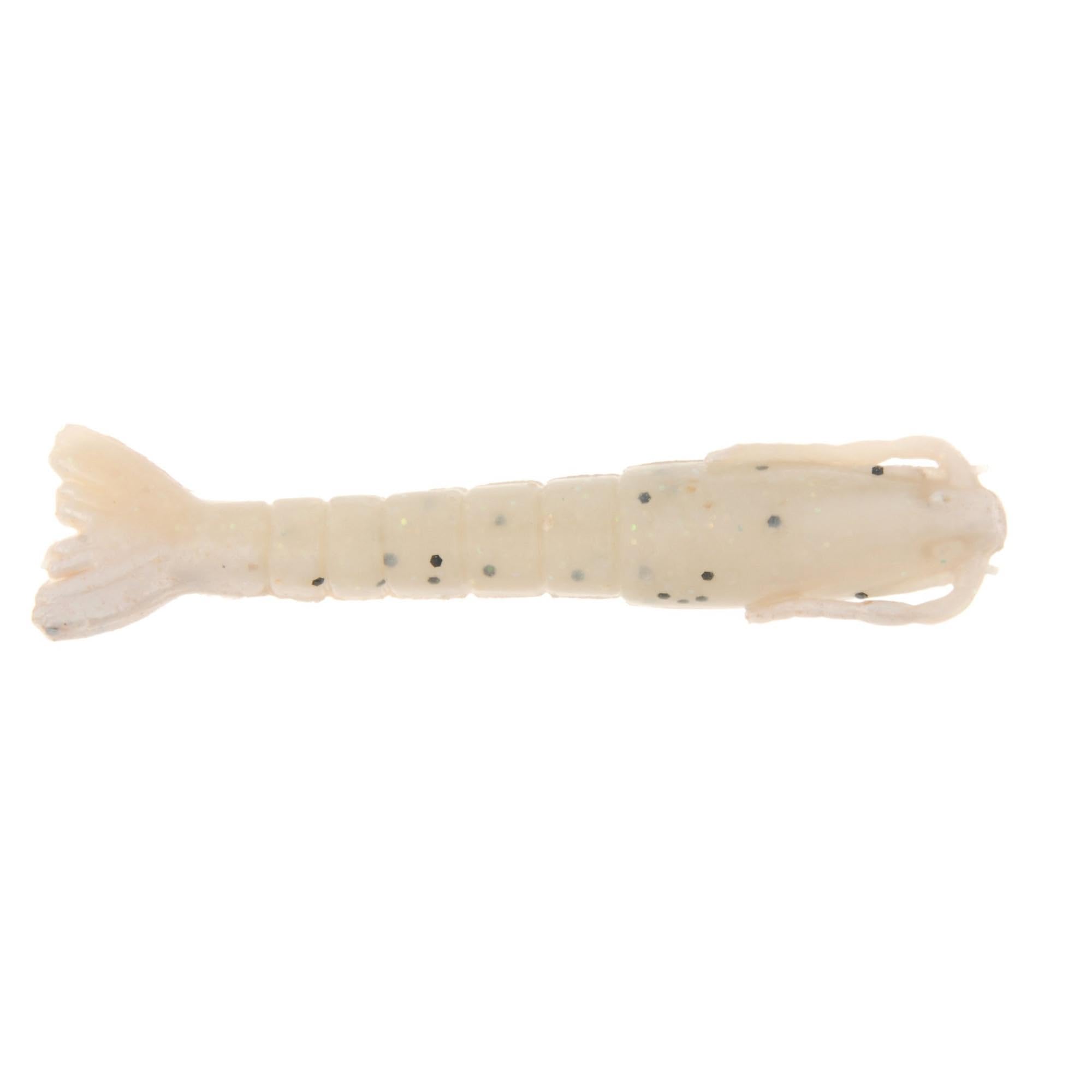 Berkley Gulp! live-shrimp look, feel and scent imitate live bait for better targeting.