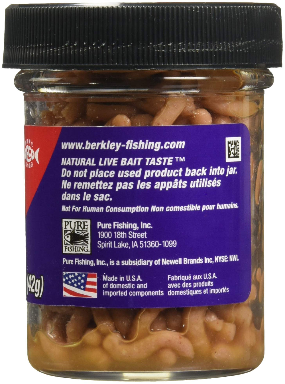 Berkley Gulp! maggot natural scent dispersion illustrates expanded strike zone for bass