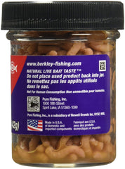 Berkley Gulp! maggot natural scent dispersion illustrates expanded strike zone for bass