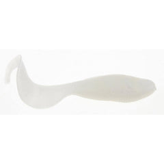 Berkley Gulp! Minnow Grub Pearl White 2in showing lifelike motion for panfish and walleyes